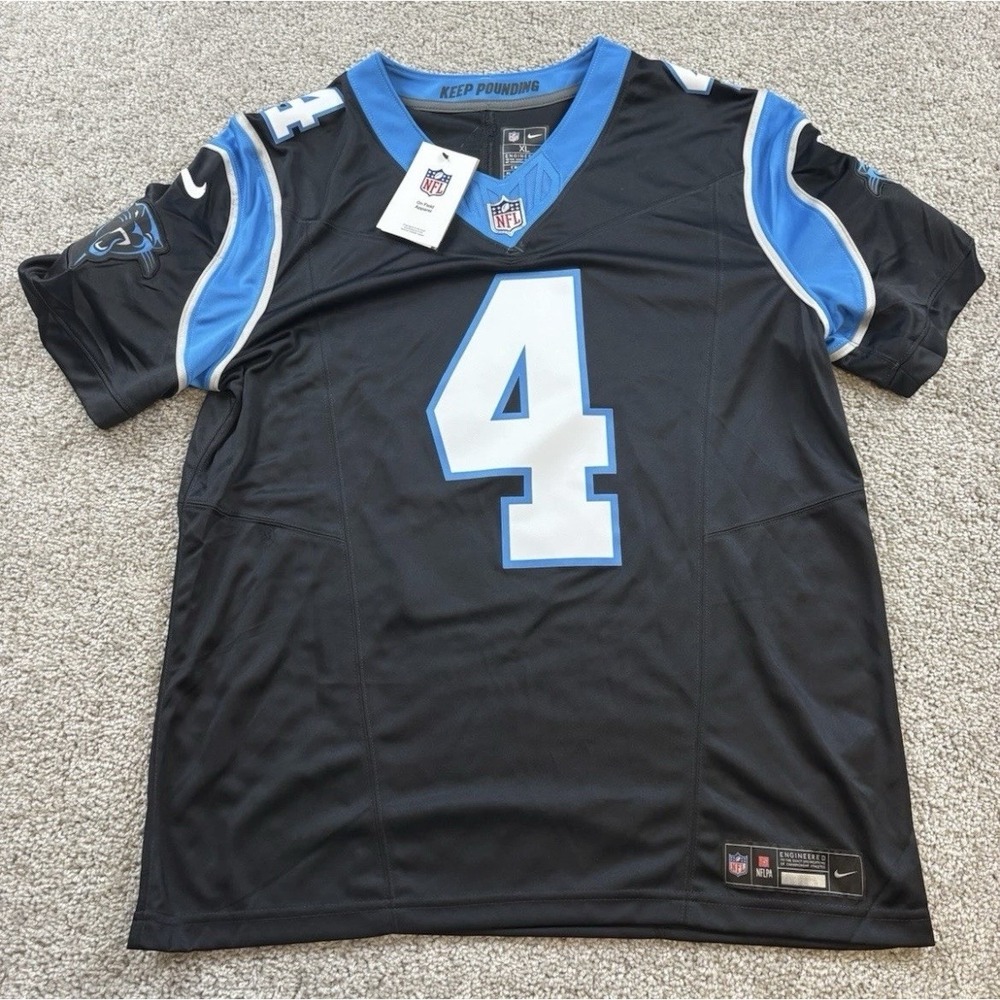 Nike Tetairoa McMillan Carolina Panthers Mens Jersey XL Vapor Fuse On Field $175